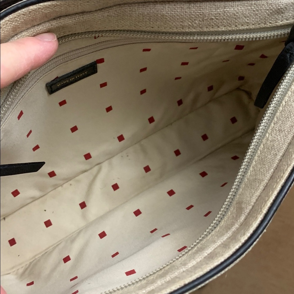 Vintage Kate Spade Italian linen shoulder bag - Picture 6 of 7